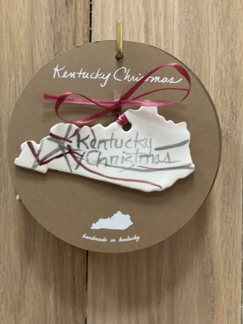 Kentucky christmas ornament.